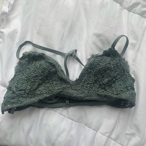Small American Eagle green Bralette
